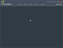 Tablet Screenshot of fitnessbliss.com